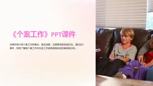 《个案工作》课件