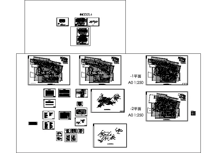 某超市空调采暖通风暖通设计图纸（含设计说明）