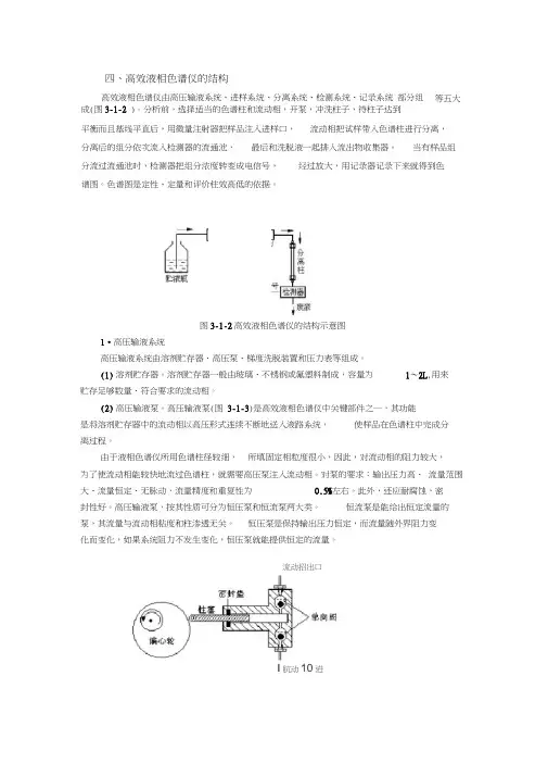 高效液相色谱仪的结构