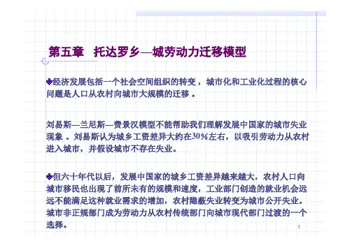 托达罗模型