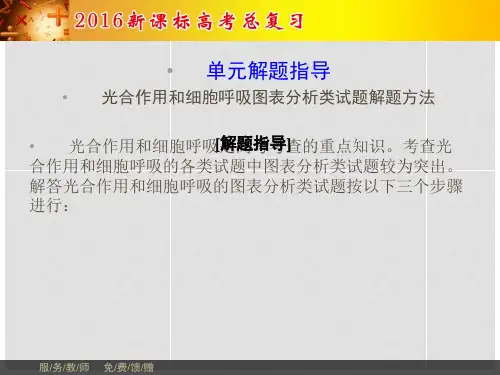 高考生物一轮复习 第三单元 细胞的能量供应和利用单元