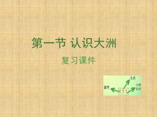 噶米精编(江西专用)中考地理 第七章 第一节 认识大洲——亚洲复习课件