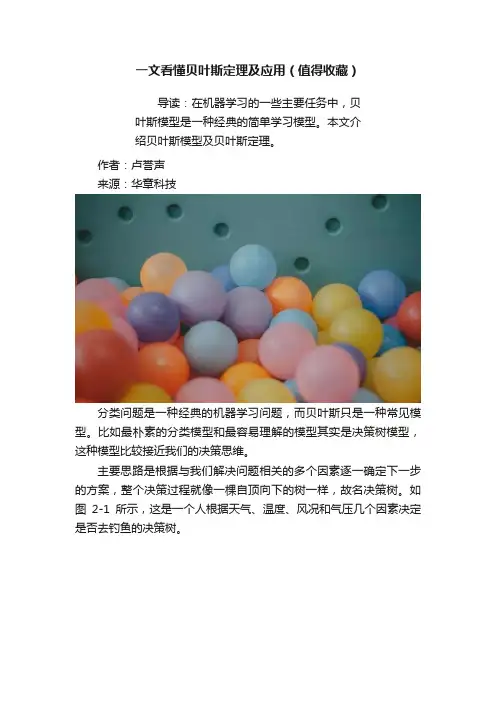 一文看懂贝叶斯定理及应用（值得收藏）