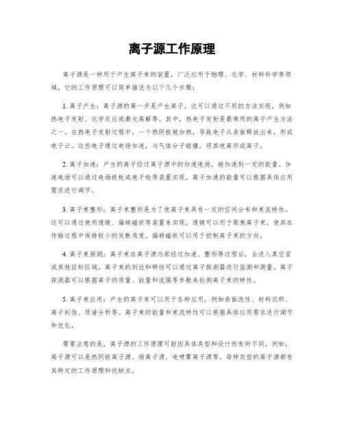 离子源工作原理