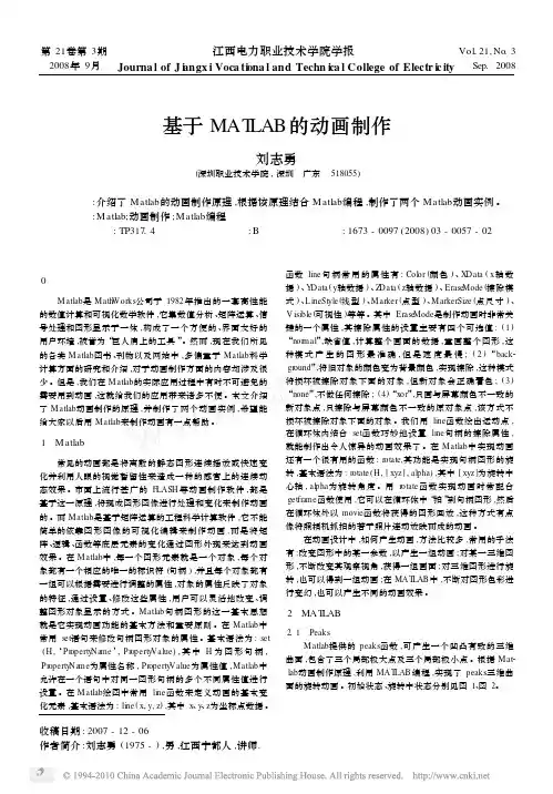 基于MATLAB的动画制作