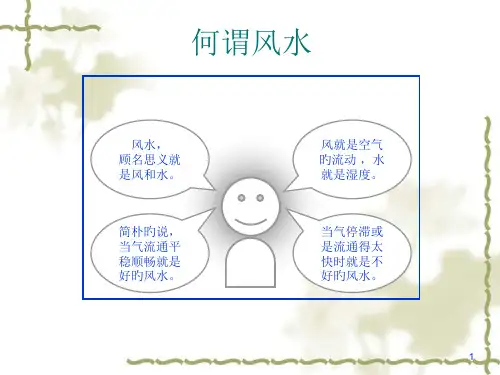 住宅风水知识大全