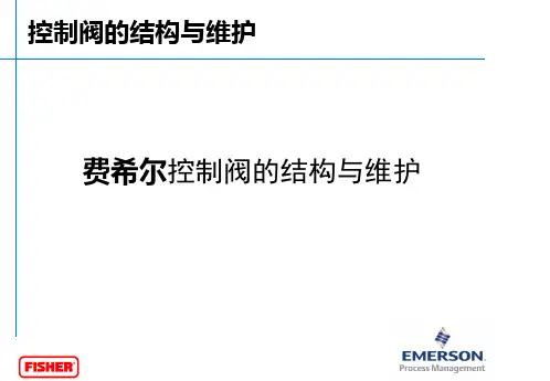 Fisher费希尔控制阀的结构与维护