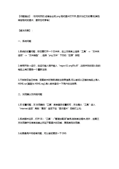 网页png图片无法显示