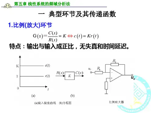 典型环节与开环系统的频率特性