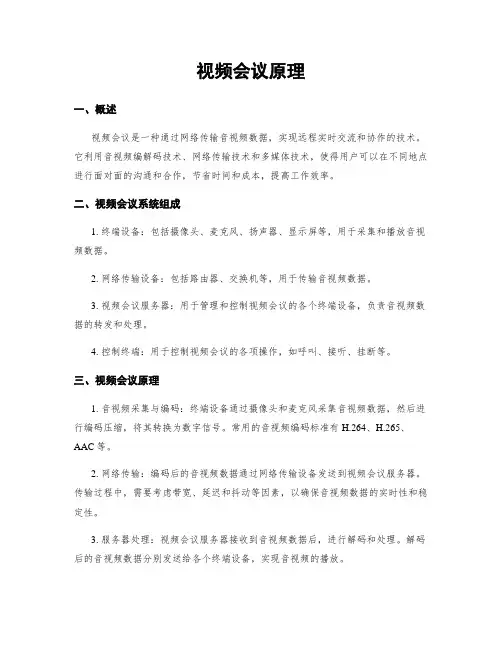 视频会议原理