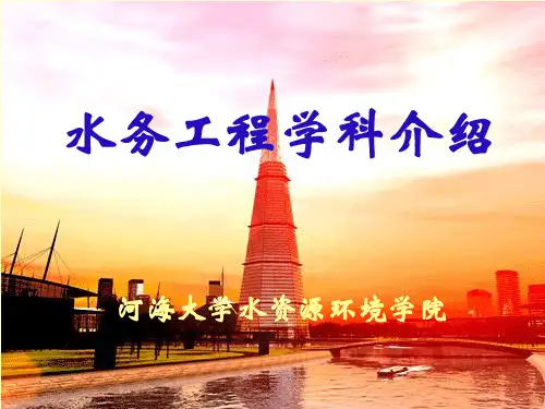 【PPT】河海大学水资源环境学院(精)