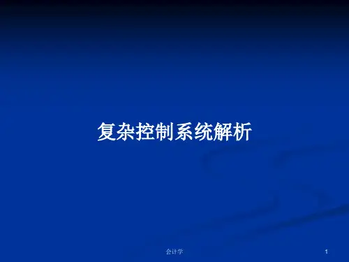复杂控制系统解析PPT学习教案