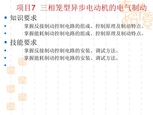 三相笼型异步电动机制动