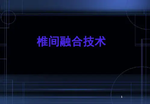 椎间融合技术精品PPT课件
