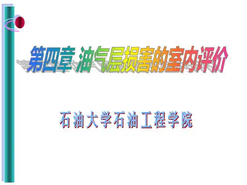 2017第4章油气层损害的评价实验