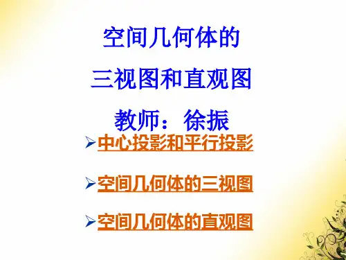 28玩转空间几何体的三视图和直观图解析