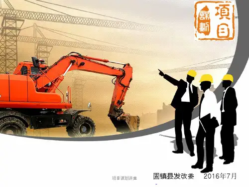项目谋划讲座 ppt课件