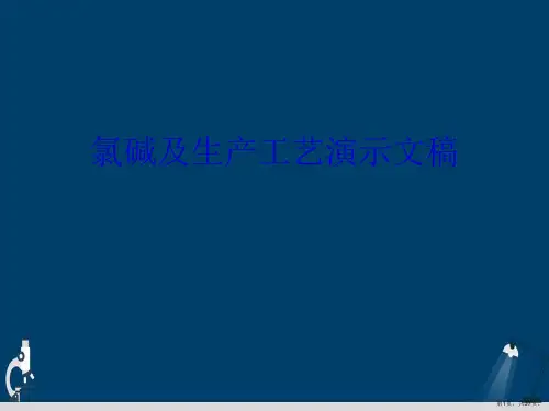 氯碱及生产工艺演示文稿