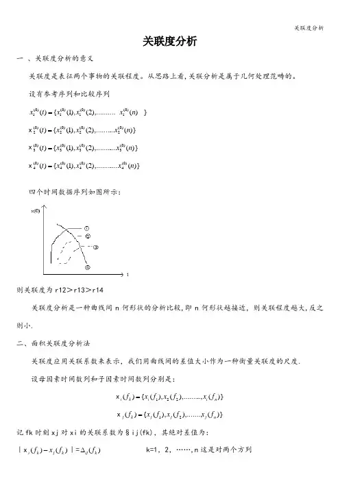 关联度分析