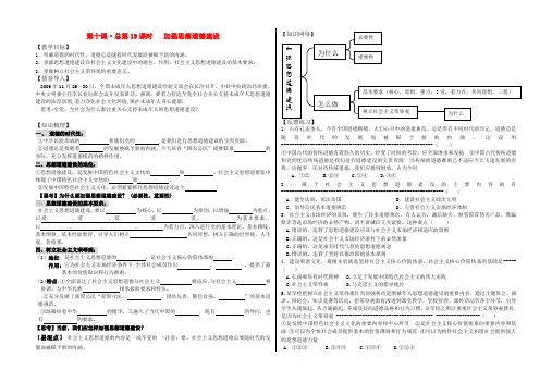 高中政治 文化生活第十课--文化建设的中心环节-1教案 新人教版必修3