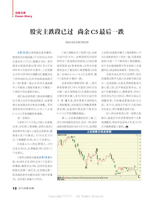 股灾主跌段已过尚余C5最后一跌