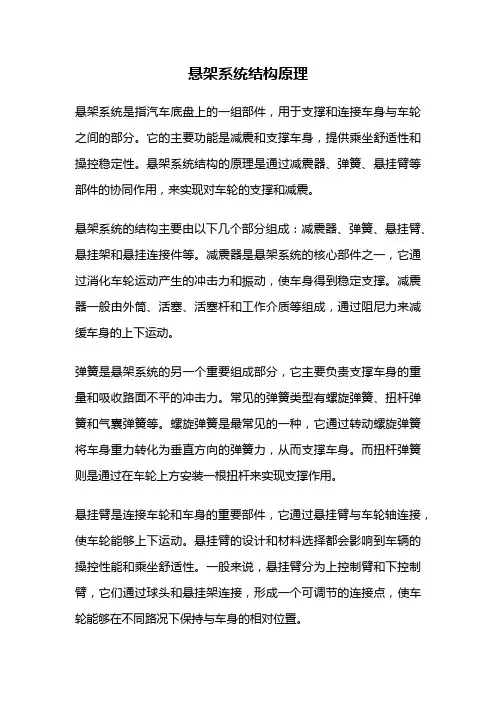 悬架系统结构原理