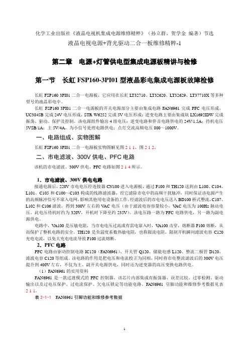 液晶电视电源+背光驱动二合一板维修精粹-1