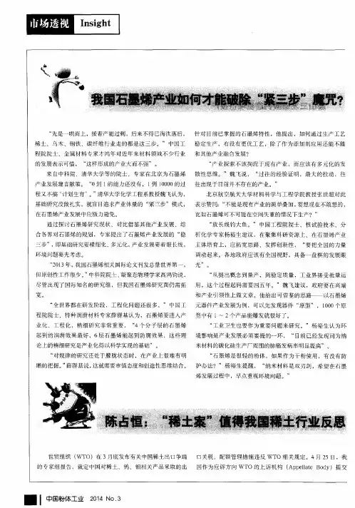 陈占恒：“稀土案”值得我国稀土行业反思