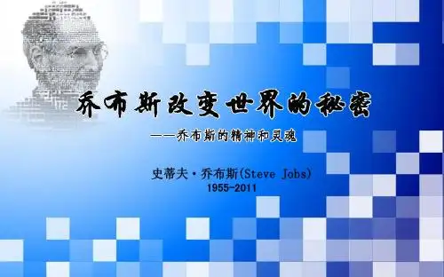 乔布斯演讲幻灯片稿 模板