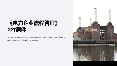 《电力企业流程管理》课件
