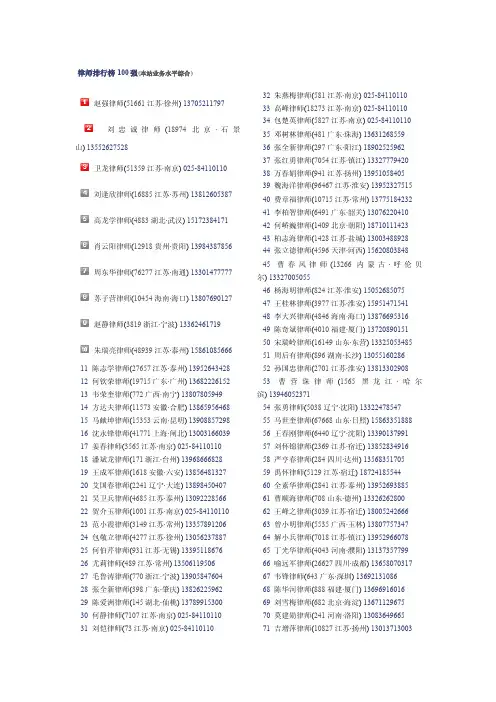 lvshi律师100