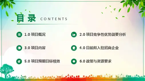 国际医疗城健康医疗项目简介方案教育课件ppt模板