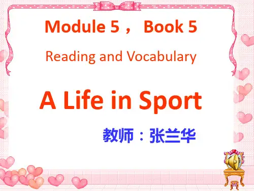 Module 5 A Life In Sport Book .5