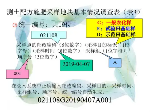 土壤样品采集与调查表填写共21页文档