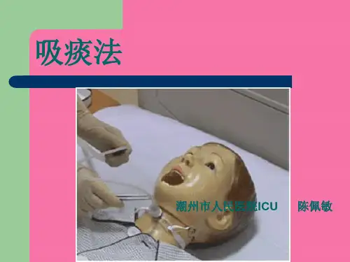 吸痰的操作程序ppt课件