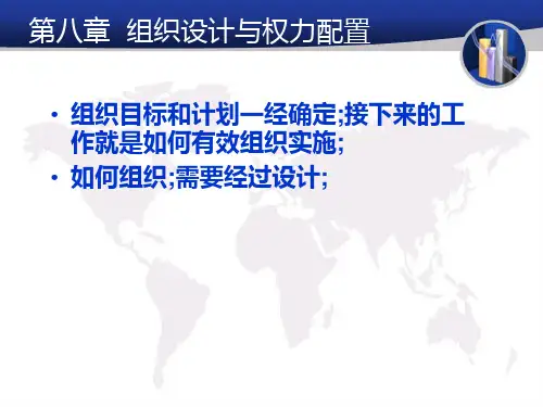 组织设计和权力配置