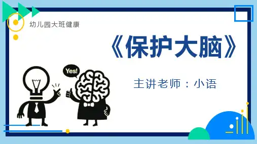 幼儿园保护大脑教案ppt