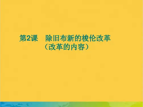 高二历史梭伦改革课件 岳麓版全套PPT