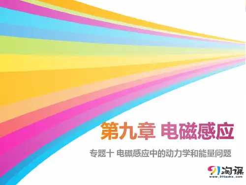 课件6：专题十　电磁感应中的动力学和能量问题