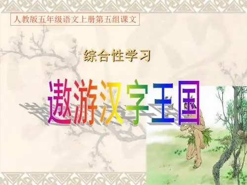 遨游汉字王国PPT课件