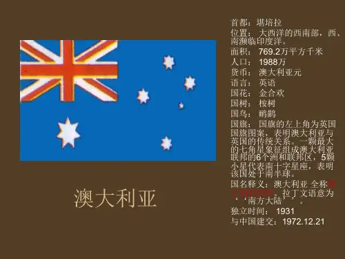 大洋洲国家国旗简况