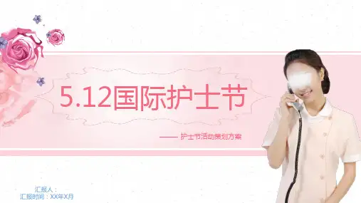 5.12国际护士节PPT模板