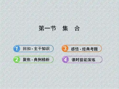 2014届高考数学(文)一轮复习课件(鲁闽皖专用)1.1集合(新人教A版)