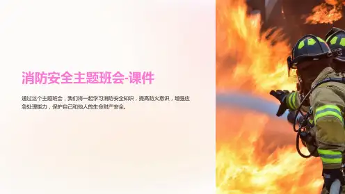 消防安全主题班会-课件