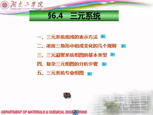 第六章相平衡与相图第四讲