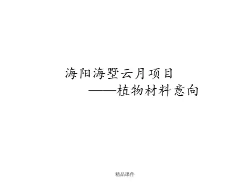 山东植物配置选择ppt课件
