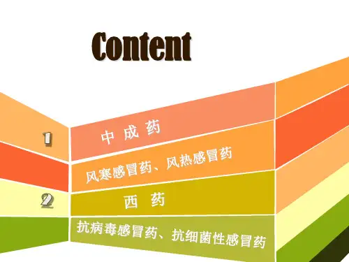 常见解热镇痛感冒药PPT课件