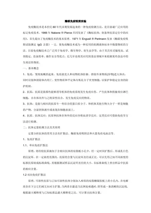 酶联免疫吸附实验