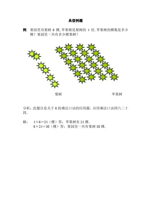 【二年级数学上册】乘法的初步认识_关于“乘法的初步认识”典型例题三