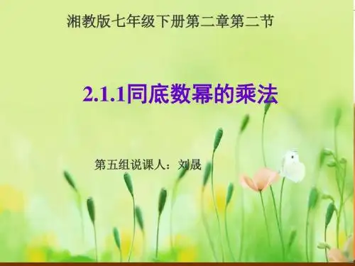 2.1.1同底数幂的乘法 (2)